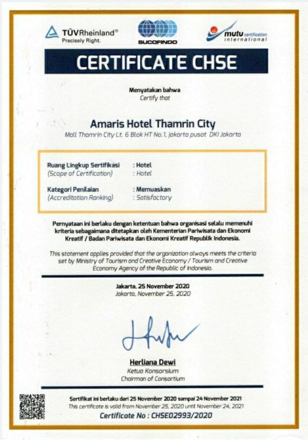 Amaris Hotel Thamrin City Cakarta Dış mekan fotoğraf